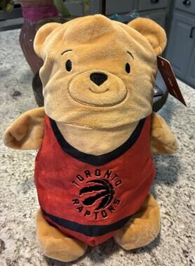 NBA Cubcoats Toronto Raptors 2-in-1 Transforming Hoodie+Plushie Size 8 NEW
